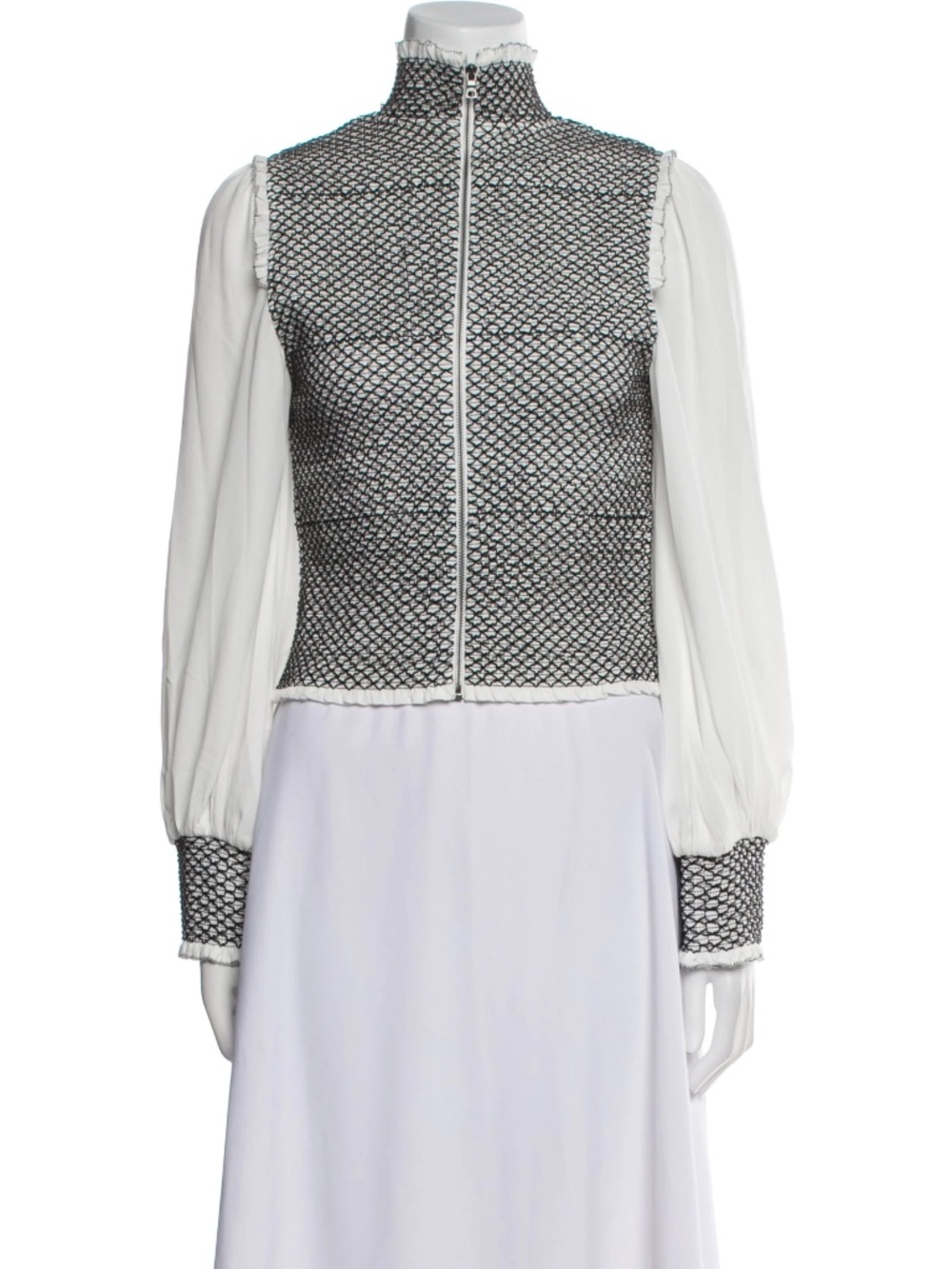 Alice + Olivia Black and White M Jacket NWT